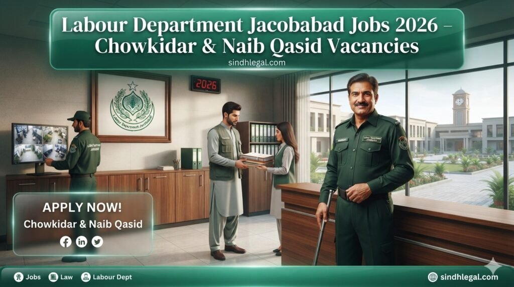 Labour Department Jacobabad Jobs 2026
