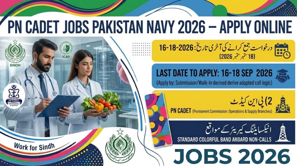 PN Cadet Jobs Pakistan Navy 2026 – Apply Online