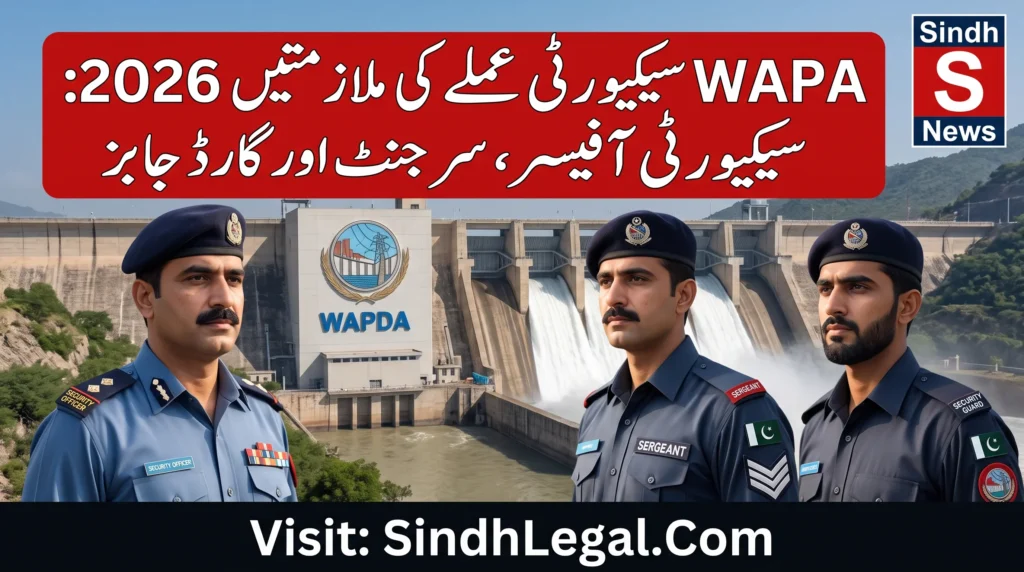 WAPDA Security Staff Jobs 2026 Security Officer Sergeant And Guard Jobs