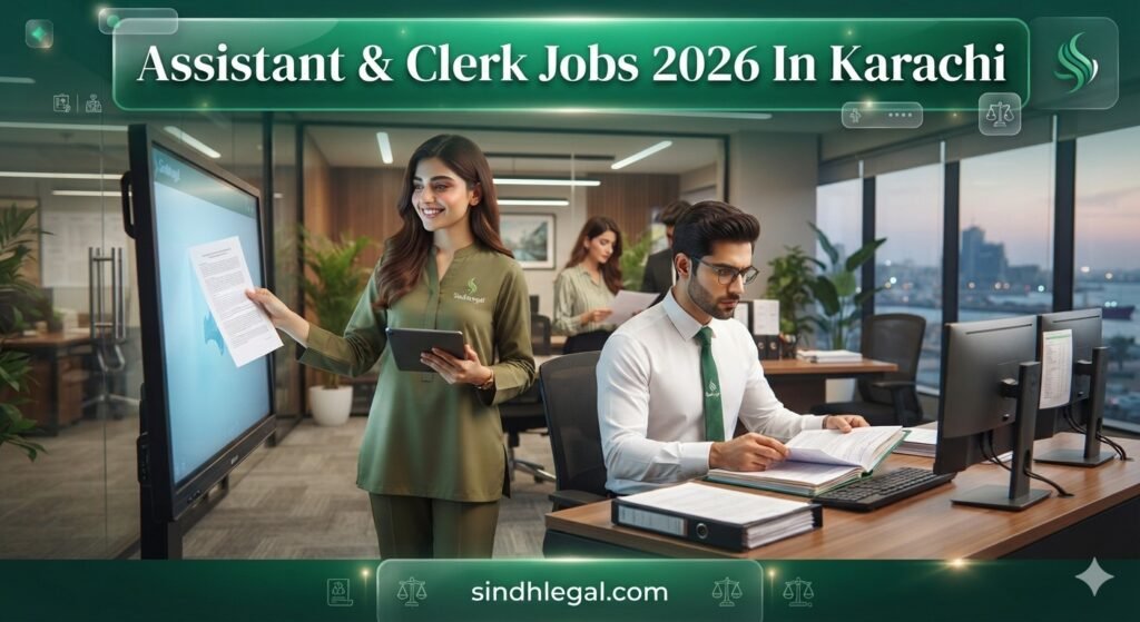 Assistant & Clerk Jobs 2026 In Karachi