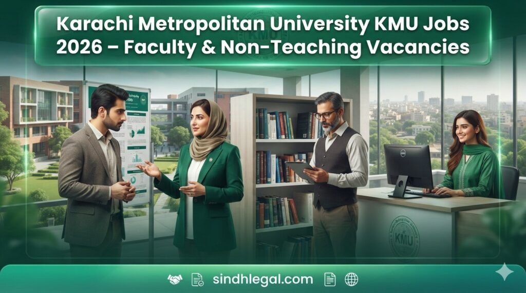 Karachi Metropolitan University KMU Jobs 2026 – Faculty & Non-Teaching Vacancies