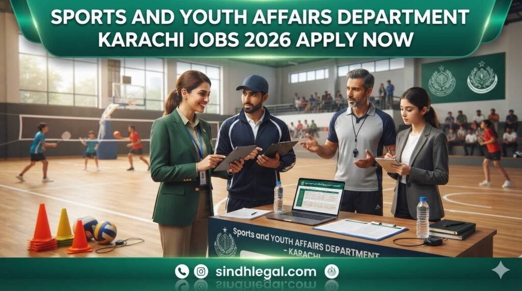 Sports and Youth Affairs Department Karachi Jobs 2026 Apply Now