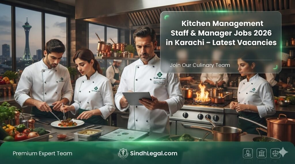 Kitchen Management Staff & Manager Jobs 2026 in Karachi – Latest Vacancies