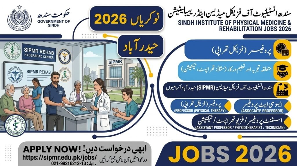 Sindh Institute of Physical Medicine & Rehabilitation Jobs 2026