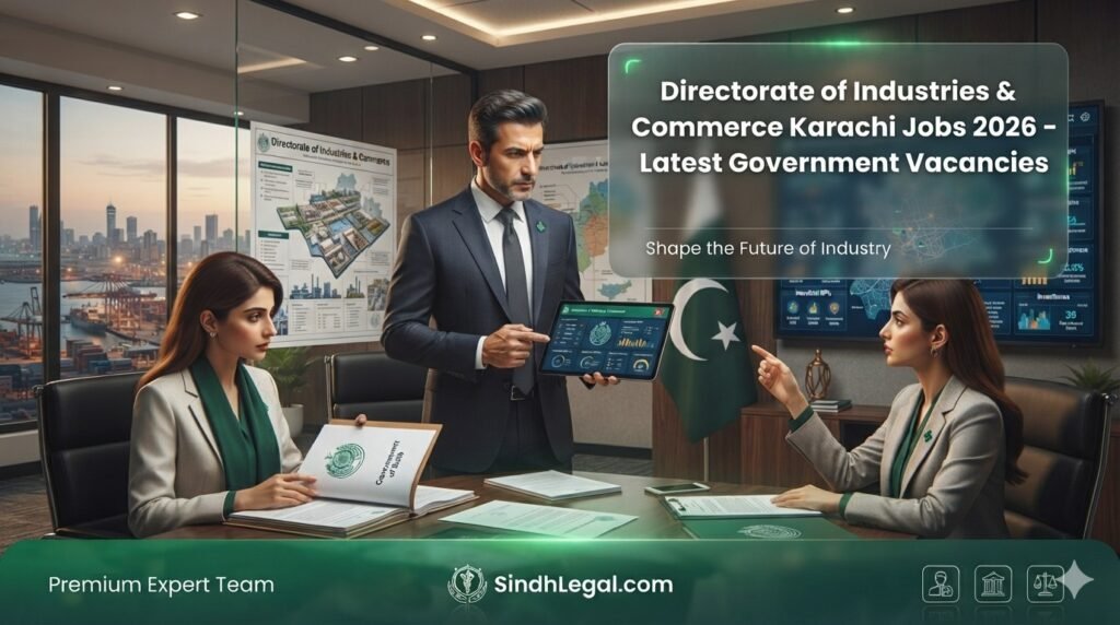 Directorate of Industries & Commerce Karachi Jobs 2026 – Latest Government Vacancies