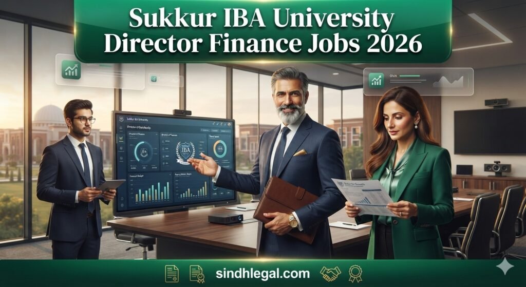 Sukkur IBA University Director Finance Jobs 2026