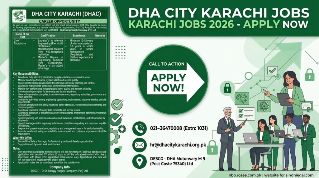 DHA City Karachi Jobs 2026 Apply Now