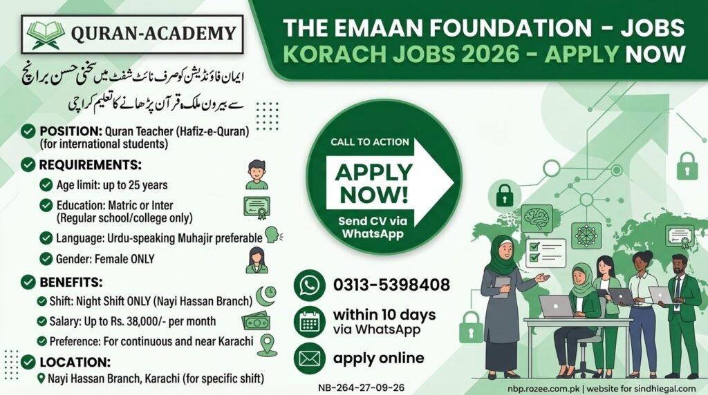 The Emaan Foundation Jobs 2026 Apply Now