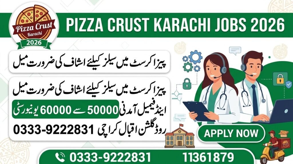 Pizza Crust Karachi Jobs 2026 Apply Now