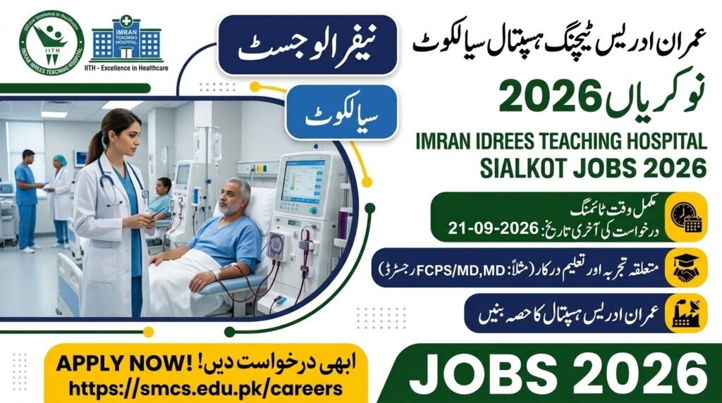Imran Idrees Teaching Hospital Sialkot Jobs 2026