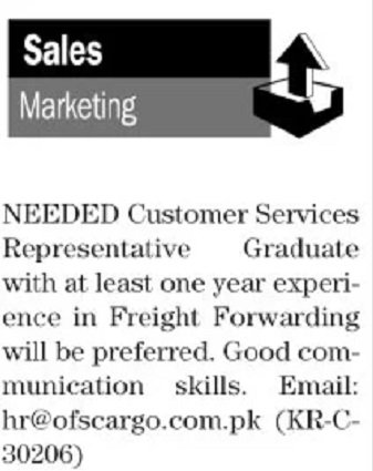 Occean Freight Services OFS Customer Service Jobs 2026