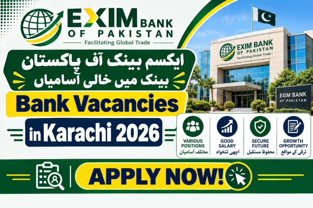 Exim Bank of Pakistan Jobs