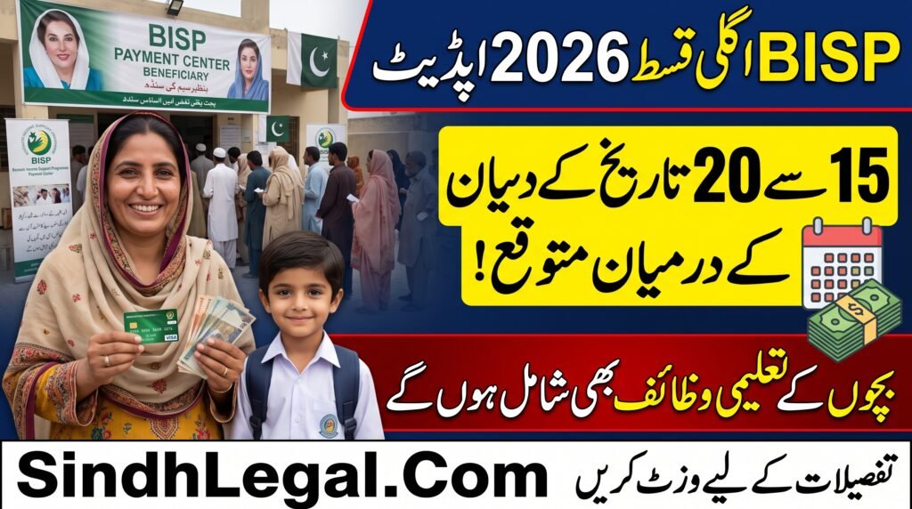 BISP Payment 2026 Next Installment Expected Between 15 and 20 Children’s Taleemi Wazaif May Be Included