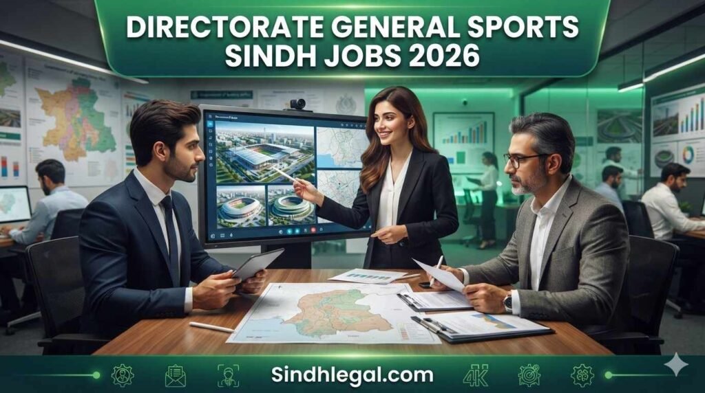 Directorate General Sports Sindh Jobs 2026