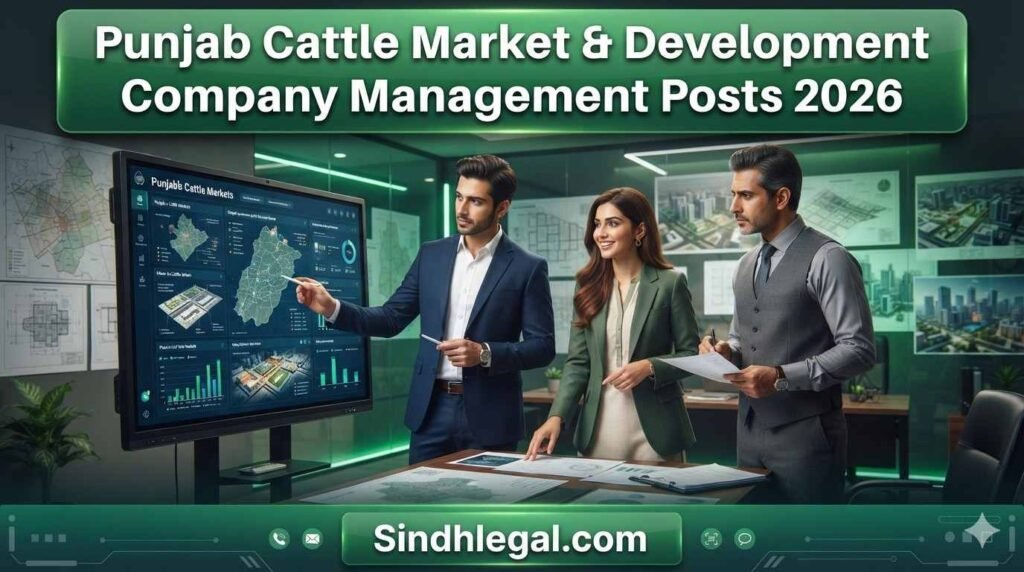 Punjab Cattle Market & Development Company Management Posts 2026