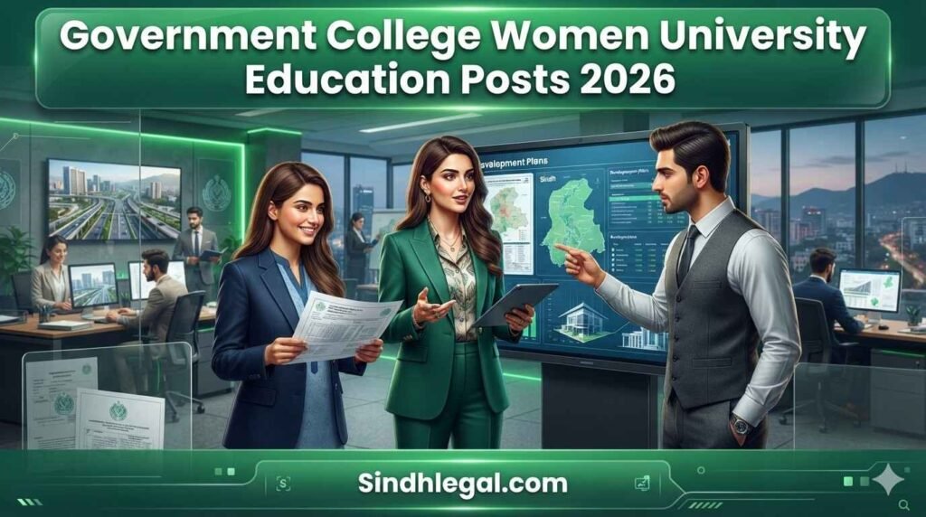 Government College Women University Education Posts 2026