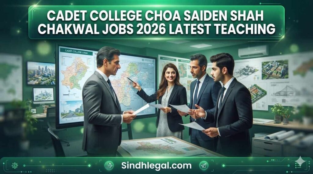 Cadet College Choa Saiden Shah Chakwal Jobs 2026 Latest Teaching