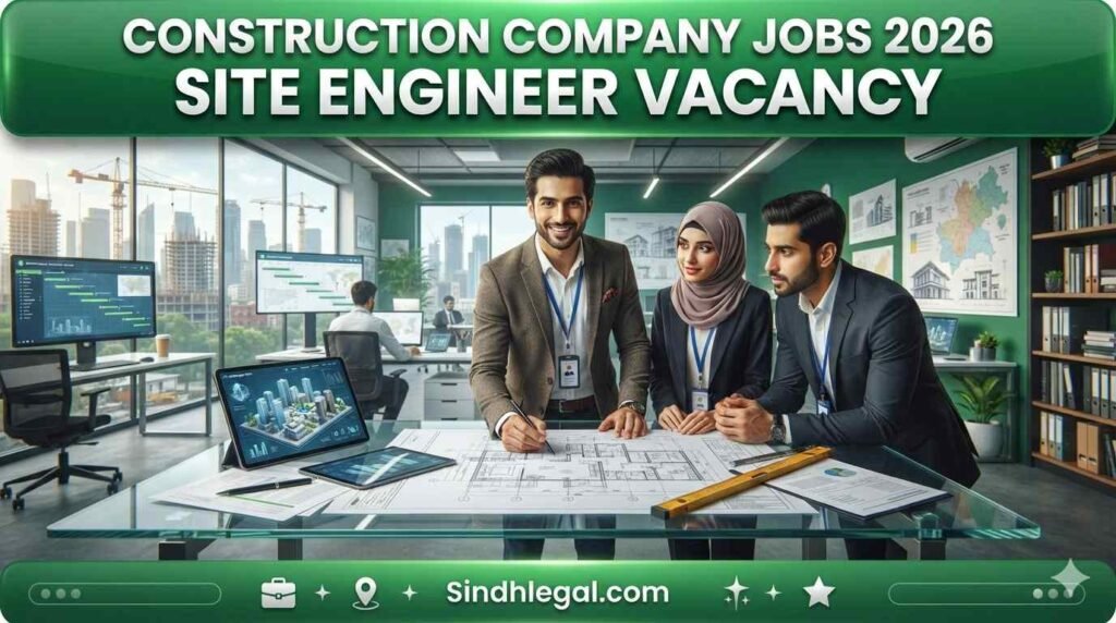Construction Company Jobs 2026 Site Engineer Vacancy