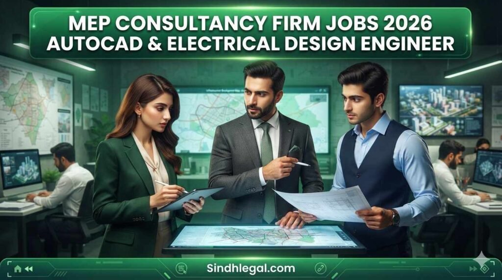 MEP Consultancy Firm Jobs 2026 AutoCAD & Electrical Design Engineer