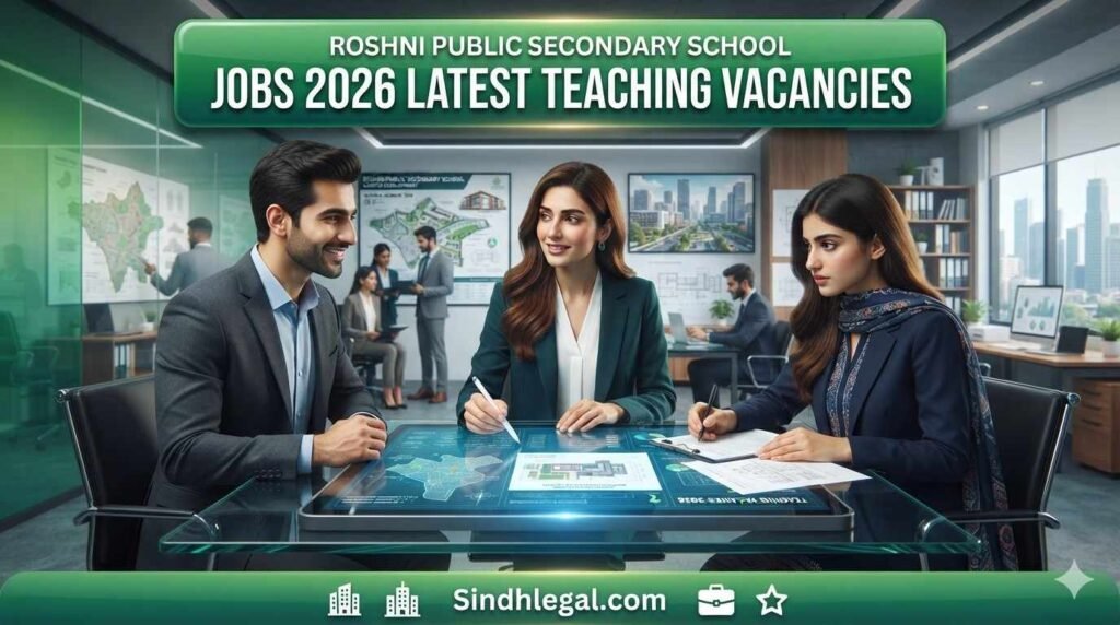 Roshni Public Secondary School Jobs 2026 Latest Teaching Vacancies