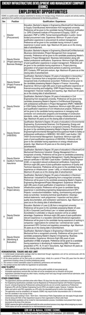 Government Energy Infrastructure Development Company Jobs 2026