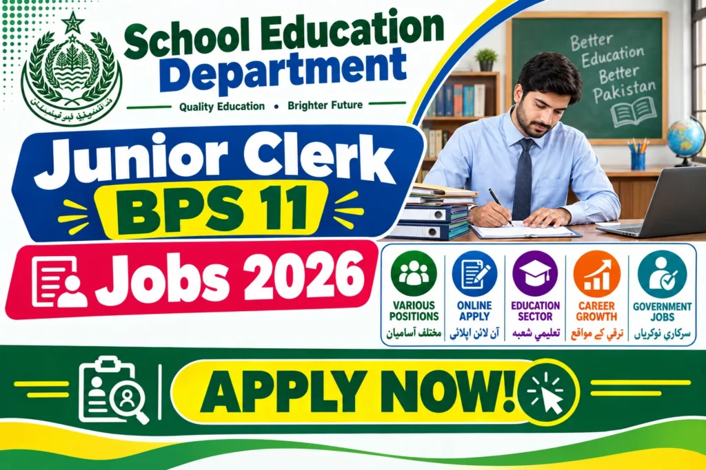 Junior Clerk BPS 11 Jobs