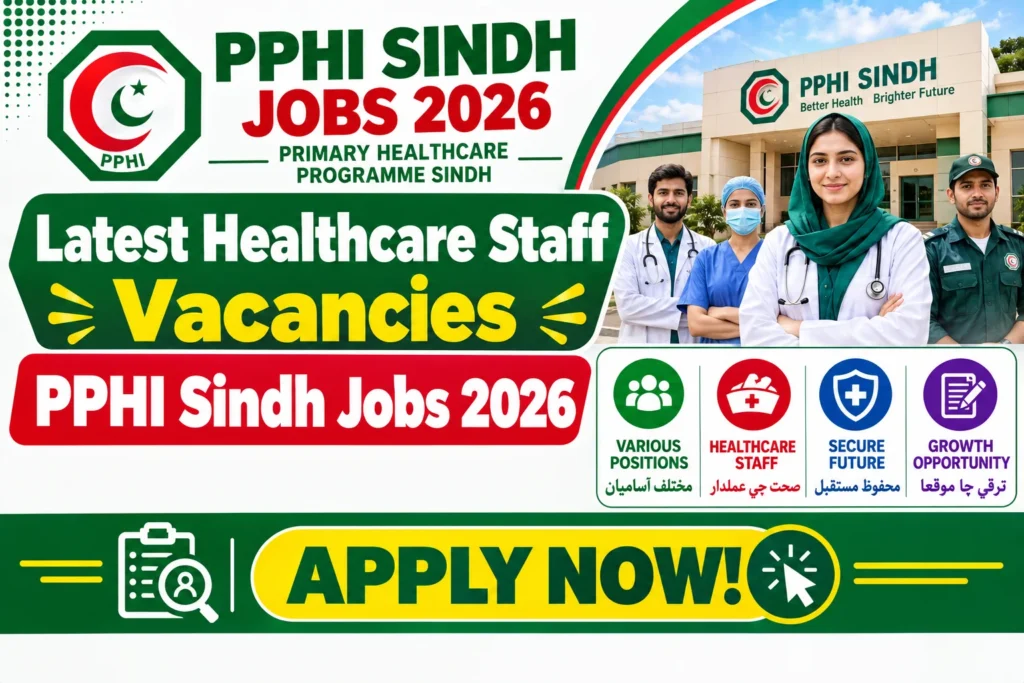 Latest PPHI Sindh Jobs