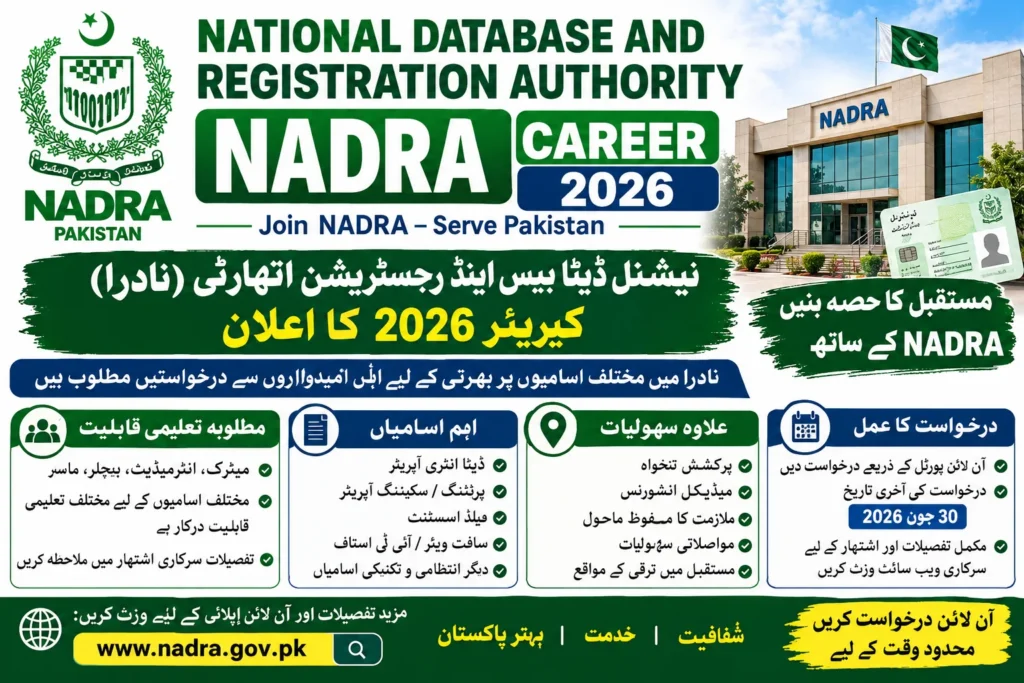 NADRA Career