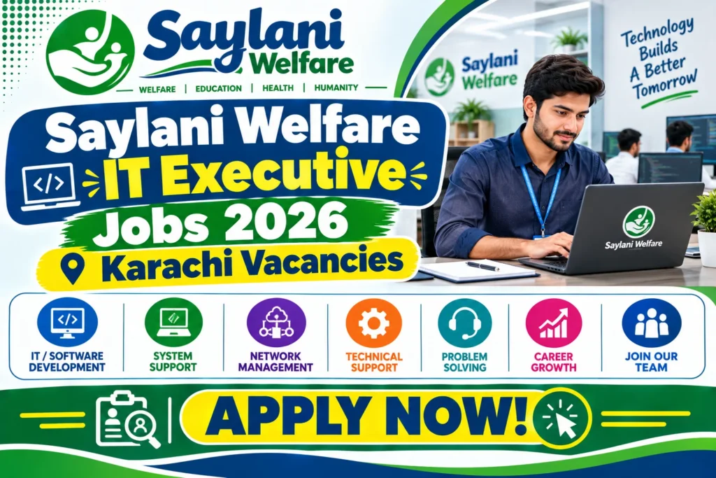 Saylani Welfare IT Executive Jobs