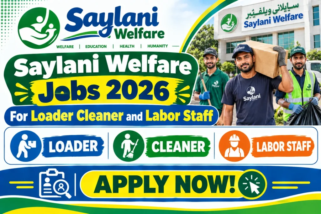 Saylani Welfare Jobs