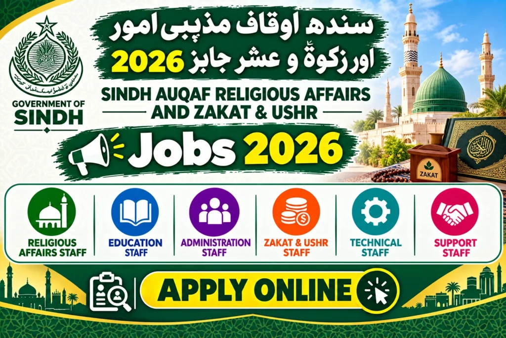 Sindh Auqaf Department Jobs 2026