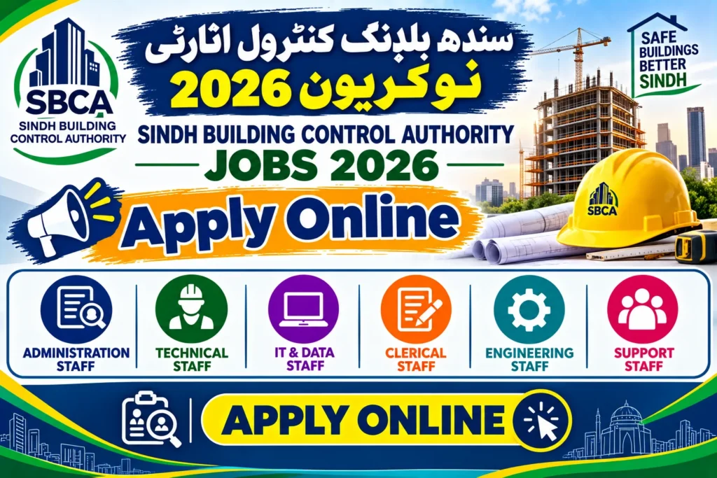 Sindh Building Control Authority Jobs