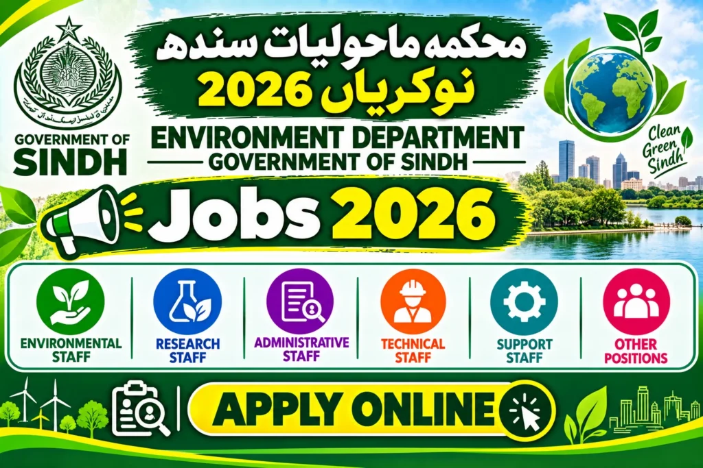 Sindh Environment Department Jobs
