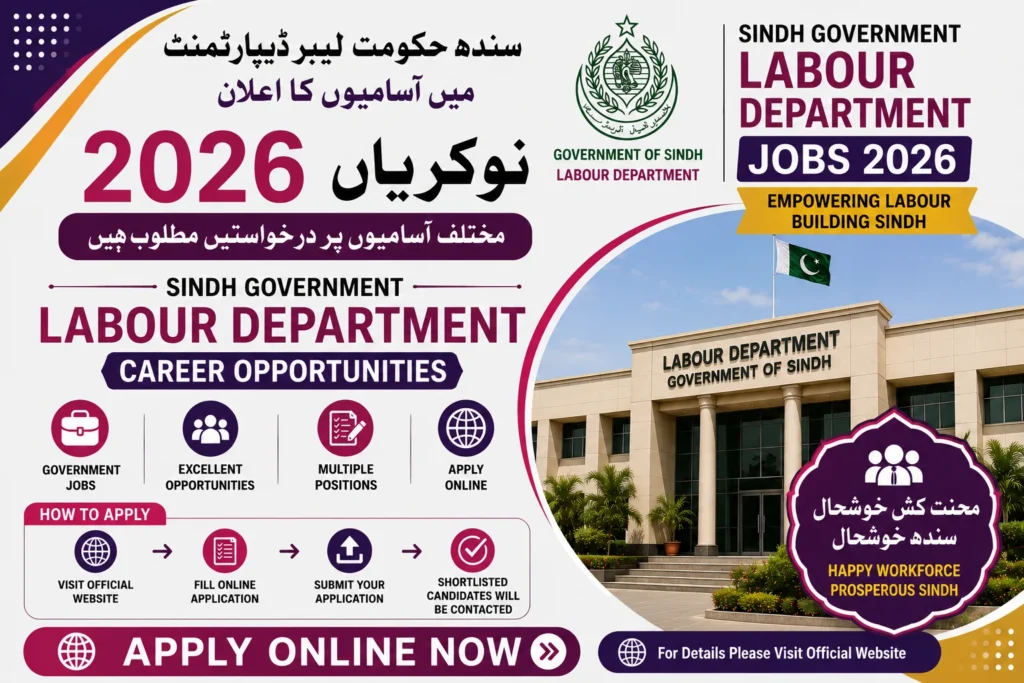 Sindh Labour Department Jobs