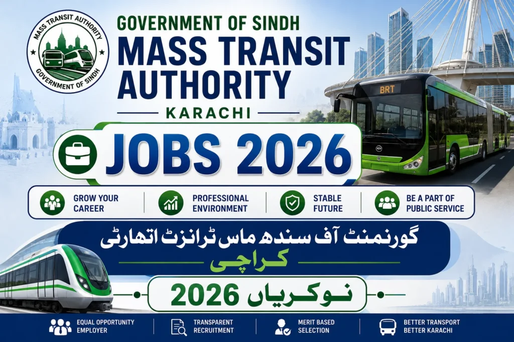Sindh Mass Transit Jobs