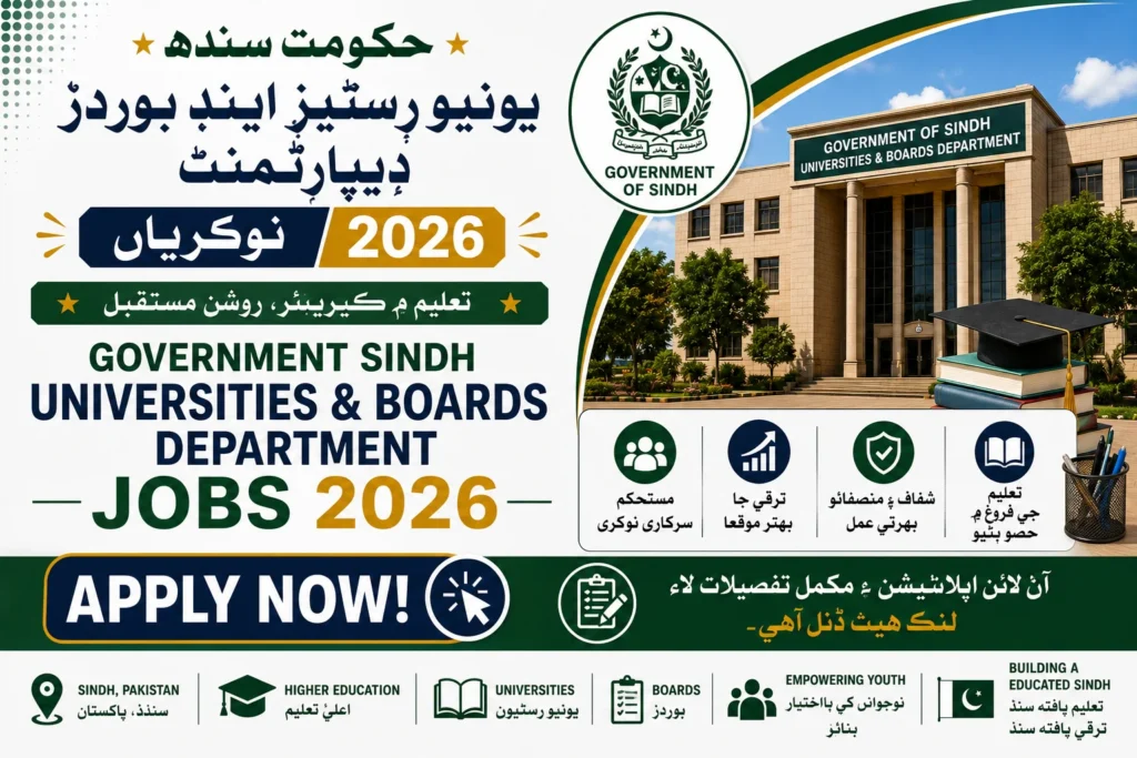 Sindh Universities and Boards Department Jobs