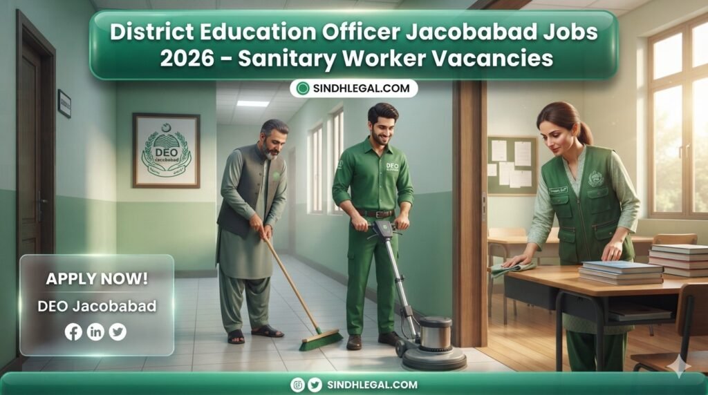 District Education Officer Jacobabad Jobs 2026